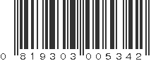 UPC 819303005342