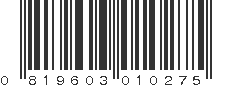 UPC 819603010275