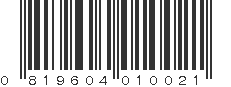 UPC 819604010021