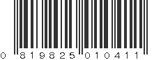 UPC 819825010411