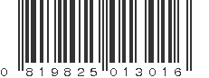 UPC 819825013016