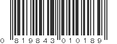 UPC 819843010189