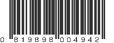 UPC 819898004942