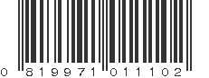 UPC 819971011102