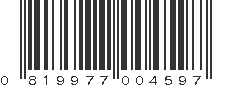 UPC 819977004597