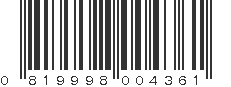 UPC 819998004361