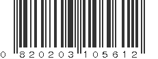 UPC 820203105612