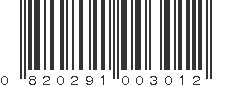 UPC 820291003012