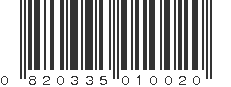 UPC 820335010020