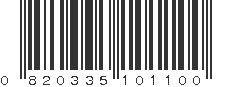 UPC 820335101100