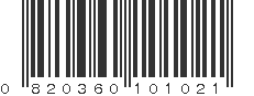 UPC 820360101021