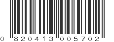 UPC 820413005702