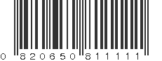 UPC 820650811111