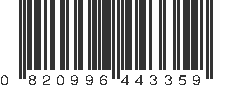 UPC 820996443359