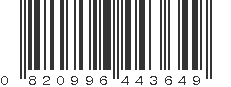 UPC 820996443649