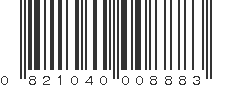 UPC 821040008883