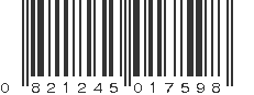 UPC 821245017598