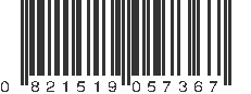 UPC 821519057367