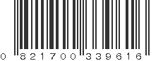 UPC 821700339616