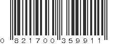 UPC 821700359911