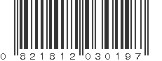 UPC 821812030197