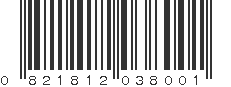 UPC 821812038001