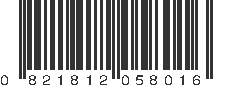 UPC 821812058016