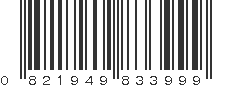 UPC 821949833999