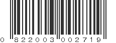 UPC 822003002719