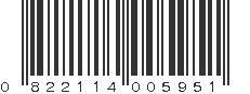 UPC 822114005951