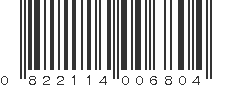 UPC 822114006804