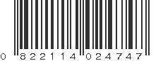 UPC 822114024747