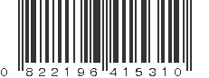 UPC 822196415310