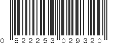 UPC 822253029320