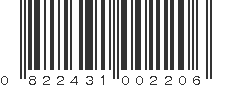 UPC 822431002206