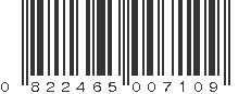 UPC 822465007109