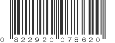 UPC 822920078620