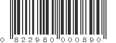 UPC 822980000890