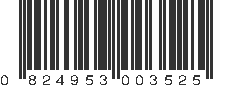 UPC 824953003525