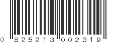 UPC 825213002319