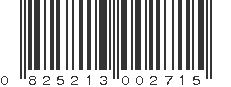 UPC 825213002715