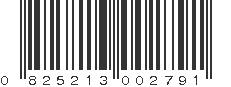 UPC 825213002791