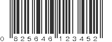 UPC 825646123452