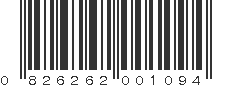 UPC 826262001094