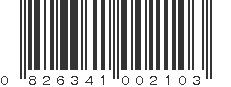 UPC 826341002103