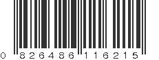 UPC 826486116215