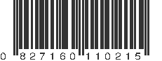 UPC 827160110215