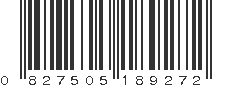 UPC 827505189272