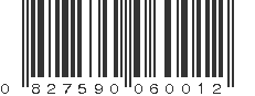 UPC 827590060012