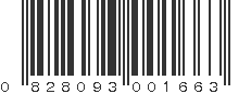 UPC 828093001663